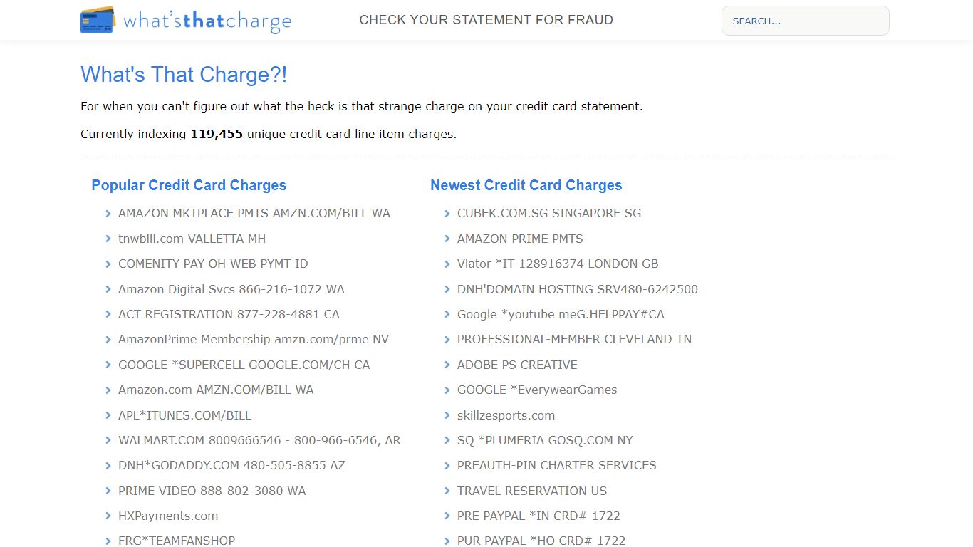 What's That Charge?! Identify those mysterious charges on your credit ...